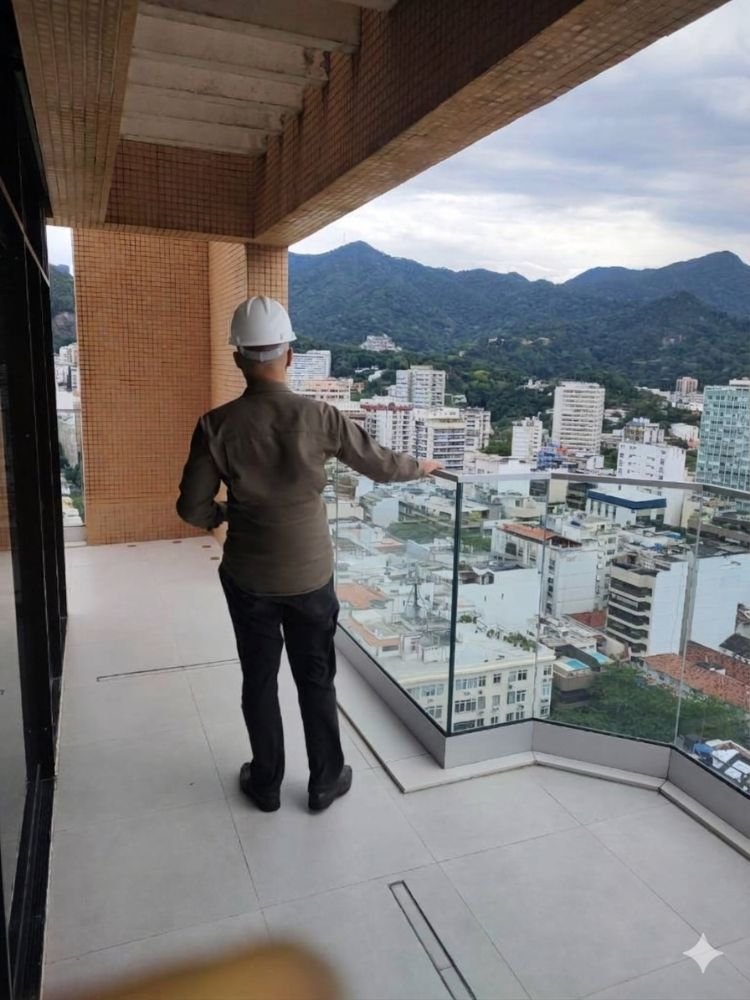 Vistoria em varanda de cobertura